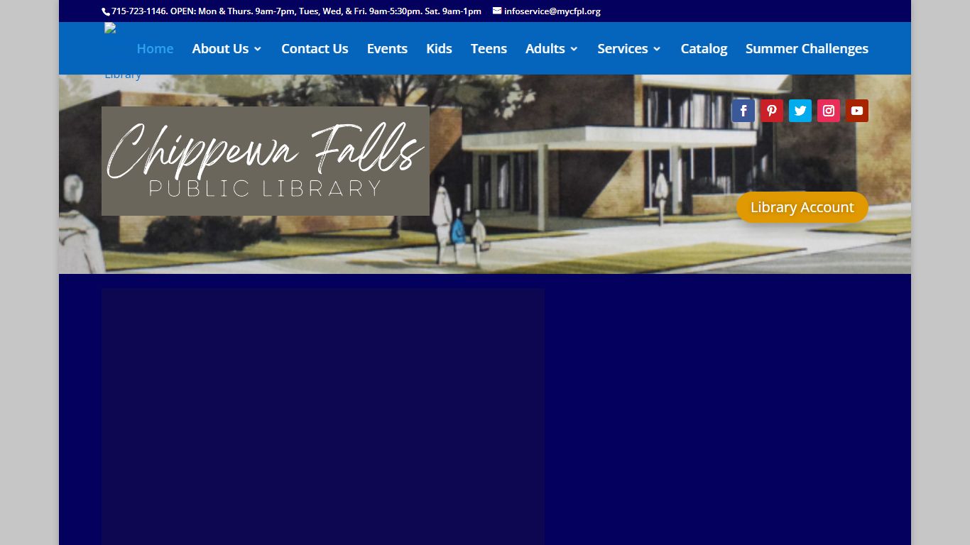 Chippewa Falls Public Library | It's all yours