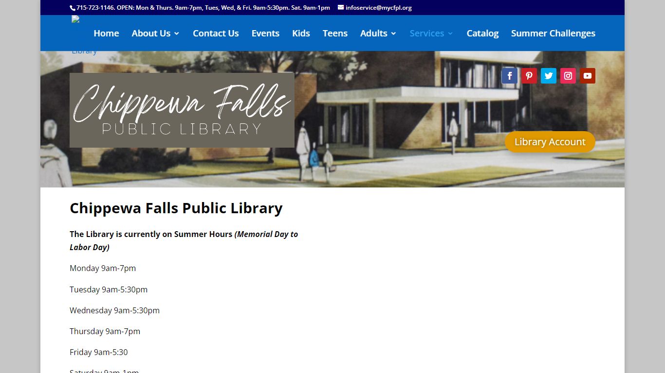 Library News | Chippewa Falls Public Library